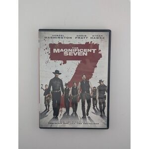 Sony The Magnificent Seven DVD Movie PG-13 Multicolor Excellent Western Action